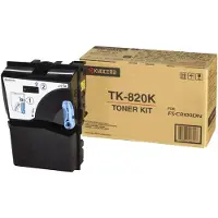 Kyocera TK 820K - Sort - original - tonerpatron - for FS-C8100DN
