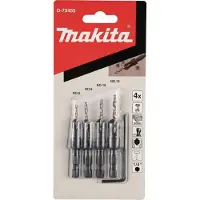 Makita Grąžtas 4 vnt grąžtų rinkinys D-73455