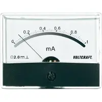 Voltcraft AM-86X65/1MA AM-86X65/1MA Måleapparat til indbygning AM-86X65/1mA/DC Drejespole