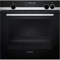 Siemens iQ500 HR538ABS1 - Ovn - med dampfunktion - til indbygning - niche - bredde: 56 cm - dybde: 55 cm - højde: 58.5 cm - med selv-rengøring - Klasse A - rustfrit stål