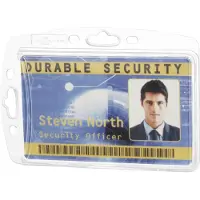 Durable ID-kortholdere, 890519, HxB: 5,4 x 8,7 cm, transparent, pakke med 10 stk