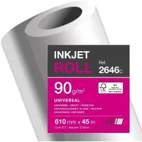 Clairefontaine Plotterpapir Universal 90 g, 610 mm x 45 m