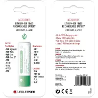 Led Lenser 18650 Li-Ion rechargeable Battery 3000 mAh