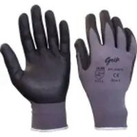 SOLAR PLUS Grip handsker nylon-/lycrastrik med nitrilbelægning, størrelse 11 handske til monteringsopgaver - (12 par)