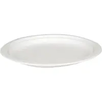 Abena Gastro-Line tallerken, Ø23cm - hvid, sukkerrør - pakke a 50stk