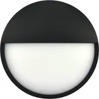 Nordtronic Zaira - Væglampe - LED - 12 W - klasse F - 3000/4000 K - sort, RAL 9005