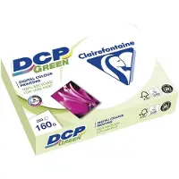 Clairefontaine Genbrugspapir til farveprint DCP Green, A4 hvid 160g - (250ark)