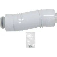 Vaillant ECOTEC & ECOCOMPACT TILBEHØR FORSÆTNINGSSTYKKE 30-45 MM Ø60/100 (PP)