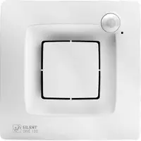 THERMEX Ventilator Silent One Ø100 mm, med adaptiv hygrostat, hvid