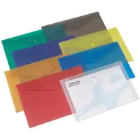 Rexel Popper - Dokumentmappe - for A4 (210 x 297 mm) - kapacitet: 150 ark - semitransparent assorteret (pakke med 25)