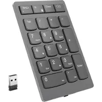 Lenovo Go Wireless Numeric Keypad - Tastatur - trådløs - 2.4 GHz - tastkontakt: Scissor-Key - stormgrå - detailsalg