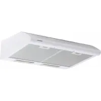 Silverline Likya SL 1201 HV - Hætte - standard - bredde: 59.8 cm - dybde: 50 cm - udtrækning og recirkulation (-) - hvid