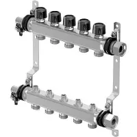 Uponor Fordelerrørsæt 5 kredse 3/4'' euro