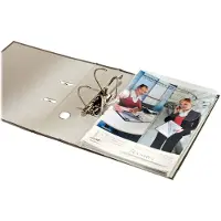 Esselte Leitz LEITZ CombiFile Maxi gennemsigtig mappe, A4, PP, krystalklar 0,18 mm, kombination af prospektmappe og gennemsigtig mappe (4731-00-02)