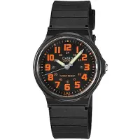 Casio Dameur MQ-71-4BDF Collection Sort/Gummi Ø34 mm
