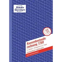 Avery 1758, Hvid, Gul, Pap, A5, 148 x 210 mm, 40 Sider, 2 stk