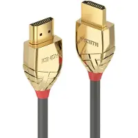 Lindy 37860, 0,5 m, HDMI Type A (Standard), HDMI Type A (Standard), 4096 x 2160 pixel, 18 Gbit/sek., Grå