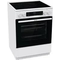 Gorenje Gecs6c70wc 60 Cm Glaskeramisk Komfur Med Ovn 4 Blus