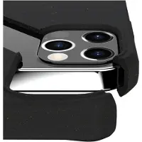 Itskins FERONIABIO // TERRA - Bagsidecover til mobiltelefon - bionedbrydeligt materiale - sort - for Apple iPhone 12 Pro Max