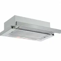 Silverline SL 1152 V4 - Hætte - teleskopisk - bredde: 59.85 cm - dybde: 30.5 cm - udtrækning og recirkulation (-) - uden motor - stål