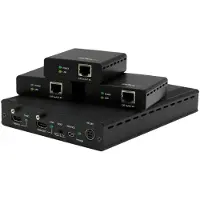 StarTech.com 3-porters Hdbaset-udvidelsessæt Op Til 4k