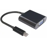Microconnect - Ekstern videoadapter - USB-C - VGA - sort