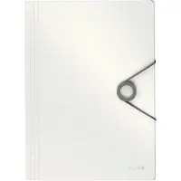 Leitz Solid - 3-folds mappe - for A4 (210 x 297 mm) - kapacitet: 150 ark - hvid