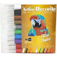Artline Decorite brush metallic ass. farver 10-pack