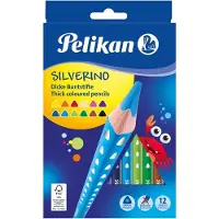 Pelikan Silverino Farveblyanter, 12 stk.