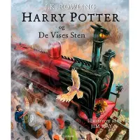 Gyldendal Harry Potter Illustreret 1 - Harry Potter og De Vises sten - Ungdomsbog - hardcover