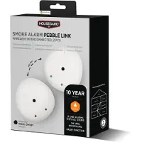 Housegard Pebble Link med 10 års batteri, 2-pak