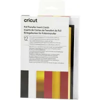Cricut Royal Flush Sampler - Folietransfe-indstikskort - 12 stykker - 108 x 156 mm - guld, rød