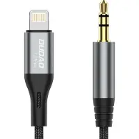 Dudao L11PRO 3.5mm Jack to Lightning cable 1m grå