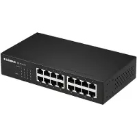 Edimax GS-1016 V2 - Switch - 16 x 10/100/1000 - monterbar på stativ, desktop, væg-monterbar