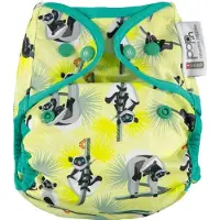 CLOSE CABOO Nappy Wrap, genanvendelig ble med lur Lemur 3-16 kg, 1 stk.