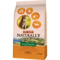 IAMS Naturally Adult Lam & Ris kattefoder
