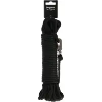 Dogman Sporline Iris Flettet Sort 15m 15m