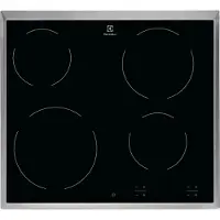 Electrolux EHF6240XXK, Sort, Indbygget, 57.6 cm, Keramisk, Keramisk, 4 zone(s)