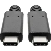 Tripp Lite Eaton Tripp Lite Series USB-C Cable (M/M) - USB 3.2, Gen 2 (10 Gbps), 5A (100W) Rating, Thunderbolt 3 Compatible, 3 ft. (0.91 m) - USB-kabel - USB-C