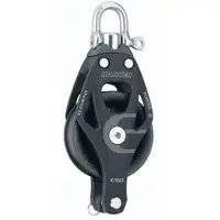 Harken Enkelt Drejeblok Med Krogtrisse 60 Mm
