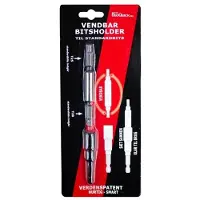 Tecos DuoQuick Bitsholder 4 dele med bits