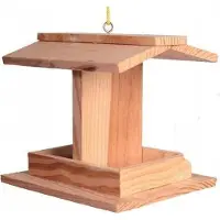 Garden&Fun fuglehus træ 14x11x11,5 cm farver i pakken