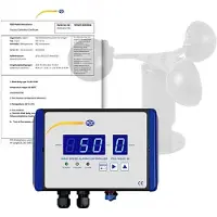 Pce Instruments Anemometer Kalibreret (ISO) 0 til 50 m/s
