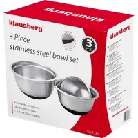 Klausberg Misy, Dubenėliai, plieniniai, 3 vnt. rinkinys,