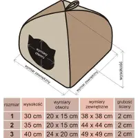 HOBBYDOG Iglo-boks - lysebrun i poter R3