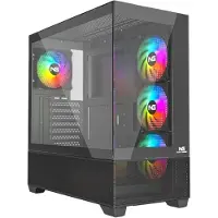 NÖRDIC Gaming NGC-1150, Tower, PC, Sort, ATX, micro ATX, Mini-ATX, Spil, Flere