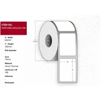 Capture - Permanent klæbemiddel - perforeret - hvid - 102 x 192 mm 2800 etikette(r) (4 rulle(r) x 700) shipping etiketter