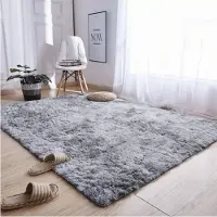 Strado Ombre Shaggy Tæppe 300x400 OmbreSilver (Lysegrå) universal