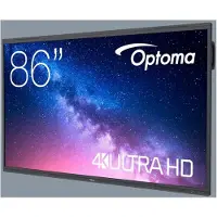Optoma Creative Touch 5863RK - 86 Diagonal klasse 5-Series LED-bagbelyst LCD paneldisplay - interaktiv - med berøringsskærm (multi-berøring) - Android - 4K UHD (2160p) 3840 x 2160 - Direct LED - sort