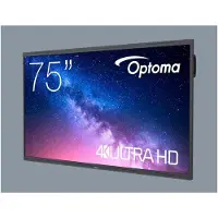 Optoma Creative Touch 5753RK - 75 Diagonal klasse 5-Series LED-bagbelyst LCD paneldisplay - interaktiv - med berøringsskærm (multi-berøring) - 4K UHD (2160p) 3840 x 2160 - Direct LED